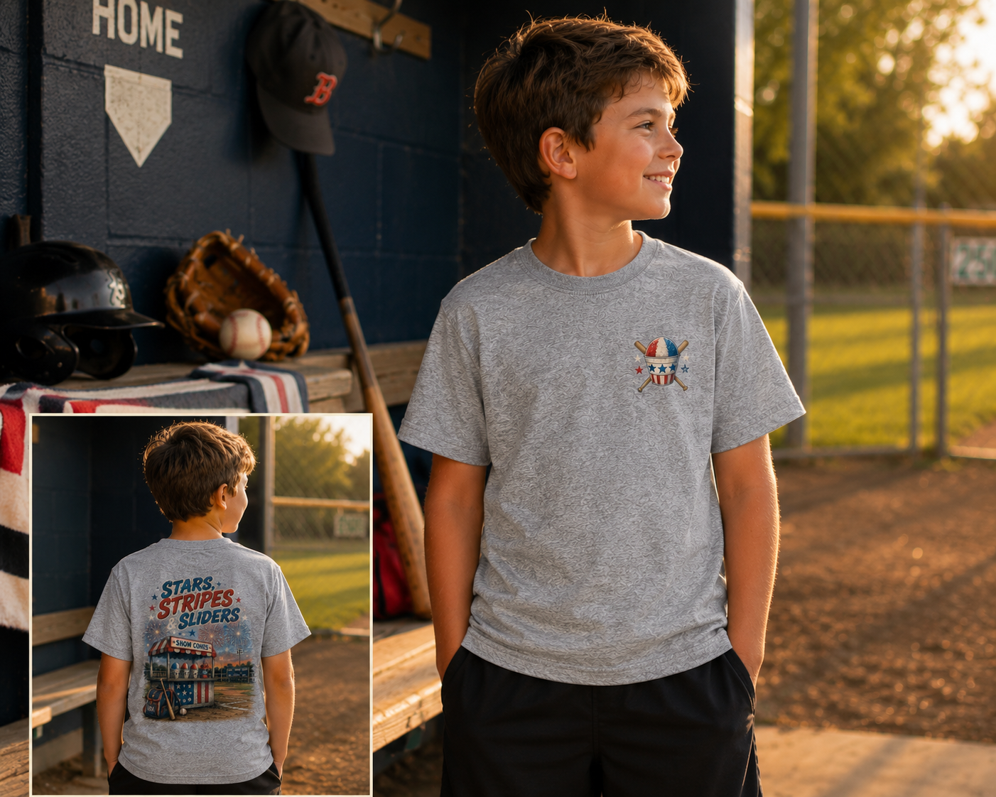 Stars, Stripes, and SLIDERS Tee