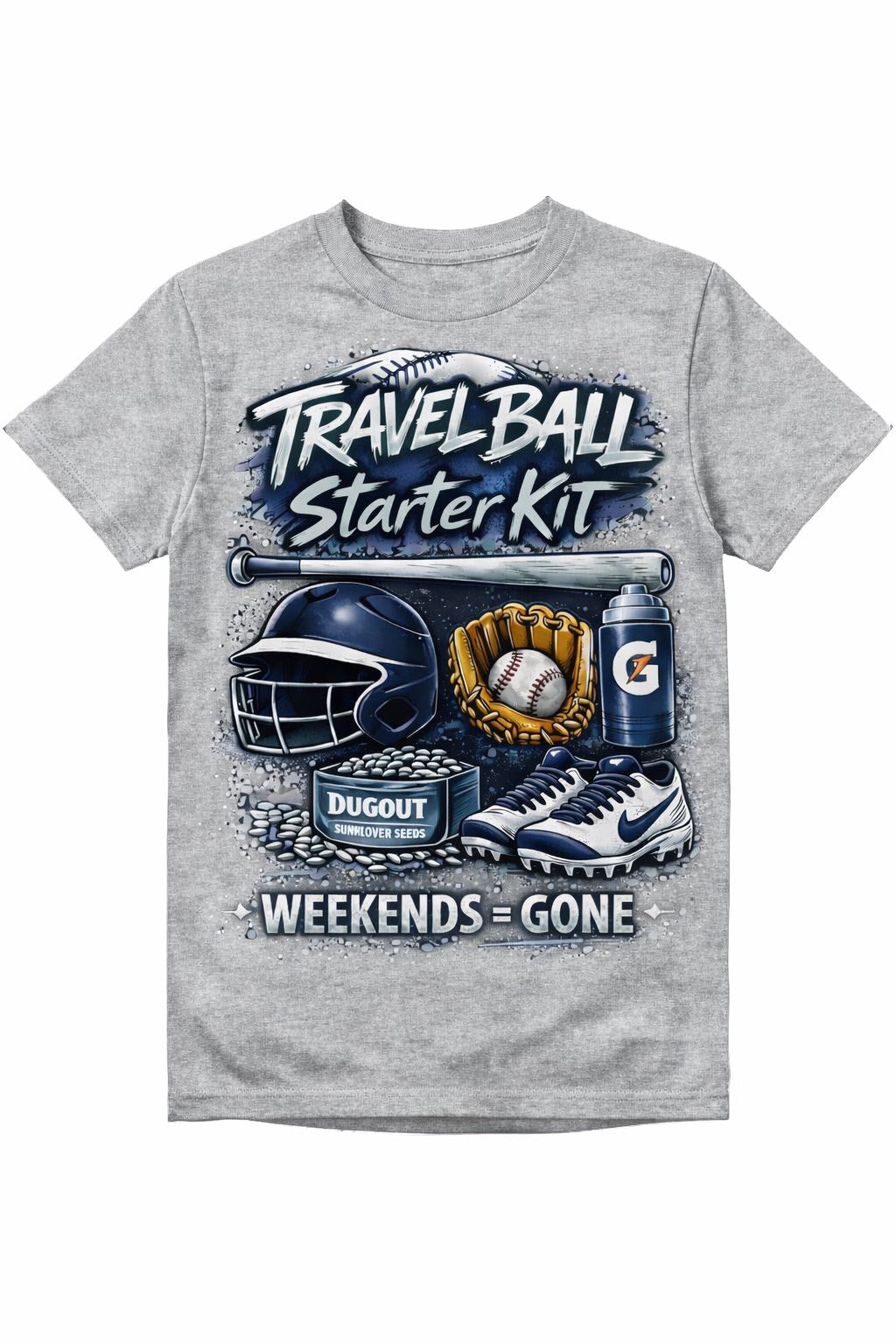 Travel Ball Starter Kit (Grey--Navy)