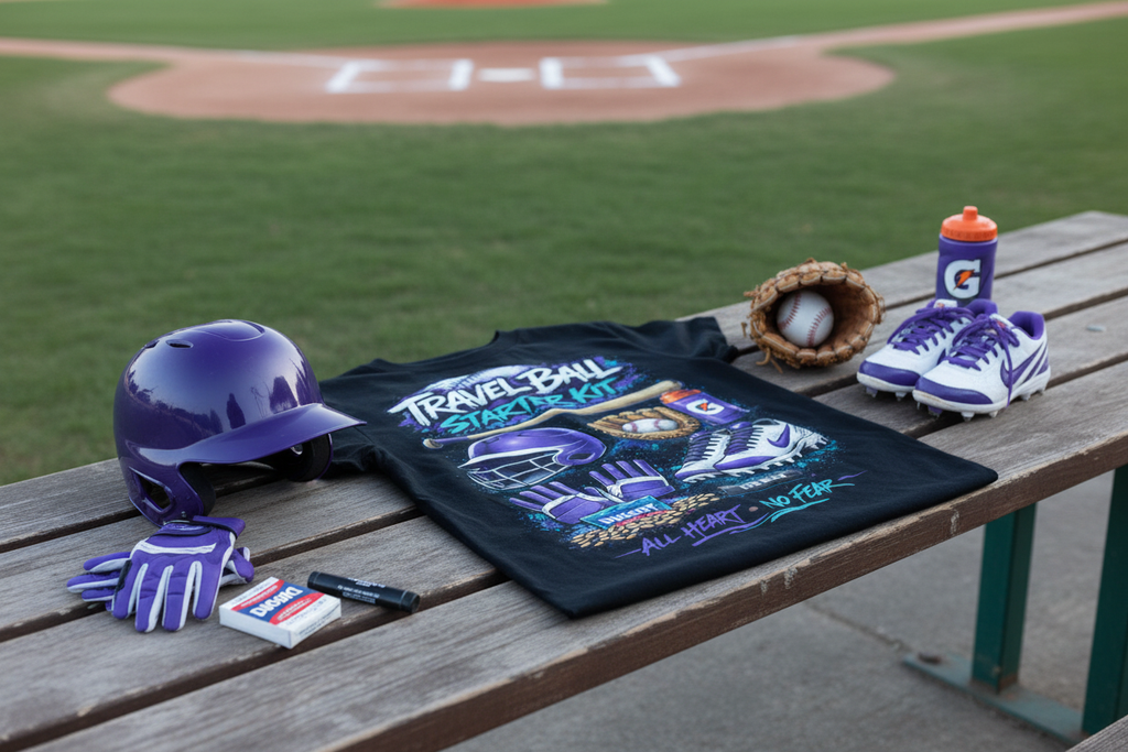 Travel Ball Starter Kit Purple-Aqua - Kit Featured